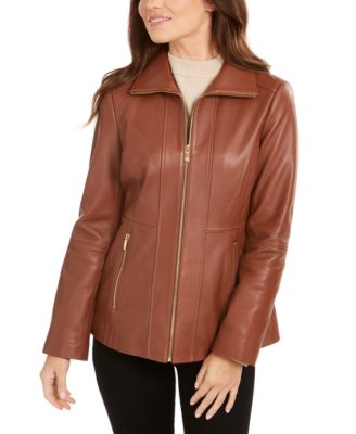 anne klein leather jacket