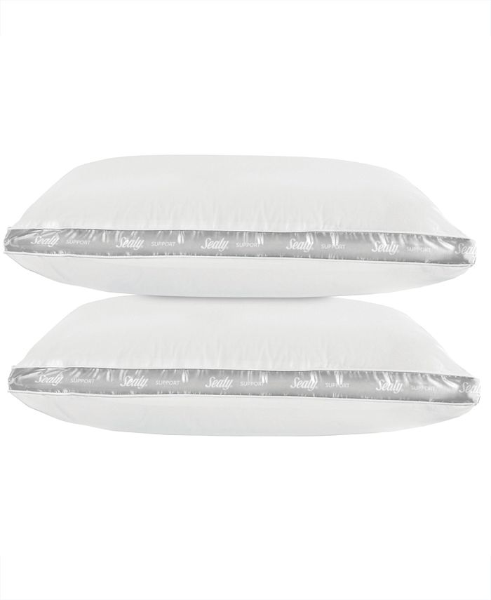 Sealy 100 Cotton Extra Firm Support Standard/Queen Pillow 2 Pack Macy's