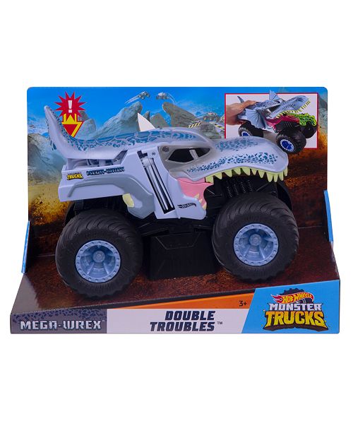 Hot Wheels Monster Trucks 1 24 Megawrex Vehicle Dinosaur Toy