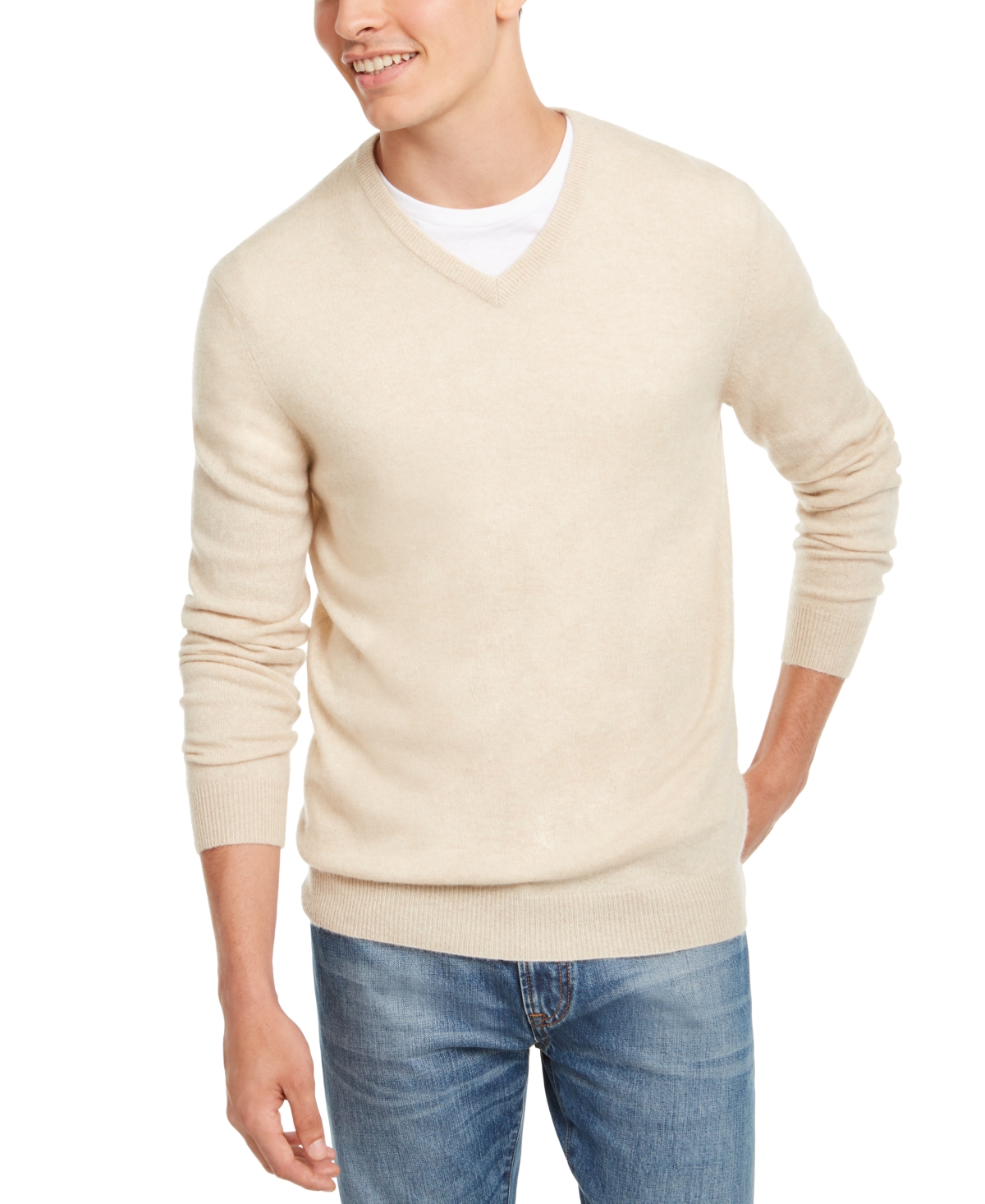 Macy's club room cashmere sweater discount