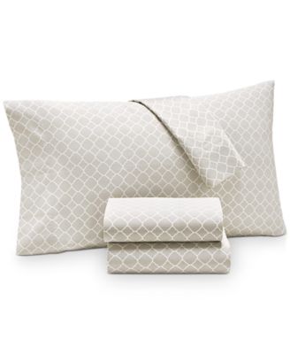 Charter Club Damask Designs Printed Geo 500 Thread Count Sheet Sets Created For Macys Bedding