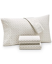 Printed Geo Sheet Sets, 500 Thread Count, Created for Macy's 
