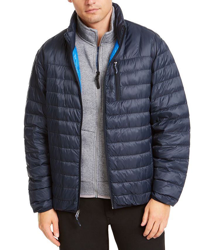 Lightweight MenS Jackets Winter Resistant Puffer Packable Down Jackets Packable Coat