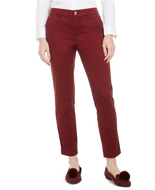 Maison Jules Slim Ankle Pants Created For Macy S Reviews