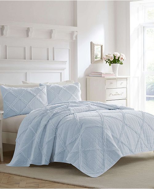 Laura Ashley Maisy Blue Quilt Set Twin Reviews Quilts