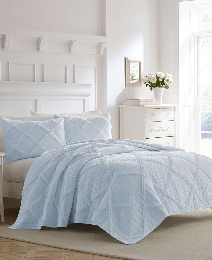 Laura Ashley Maisy Blue Quilt Set, Twin & Reviews Quilts & Bedspreads