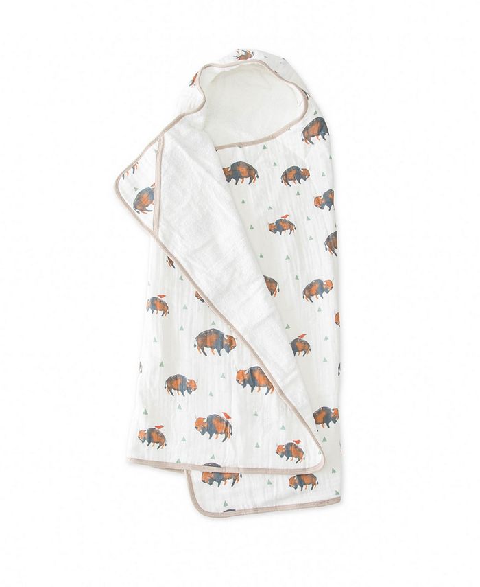 Little Unicorn Bison Cotton Muslin Big Kid Hooded Towel & Reviews - All ...