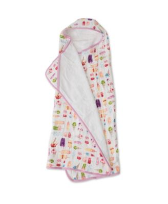Little Unicorn Toddler Cotton Muslin Hooded Towel - Brain Freeze Print 50$