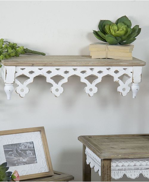Vip Home Garden Wood Wall Shelf Reviews Macy S