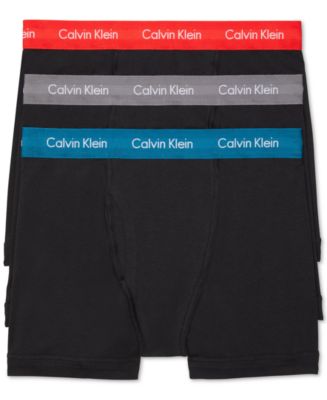 Calvin Klein Men's Cotton Stretch Boxer Briefs 3-Pack NU2666 & Reviews -  Underwear & Socks - Men - Macy's