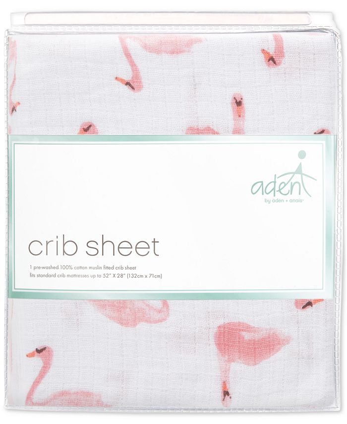 aden by aden + anais Baby Girls Briar Rose Printed Crib Sheet Macy's