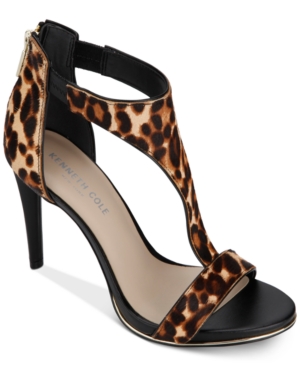image of Kenneth Cole New York Women-s Brooke T-Strap Dress Sandals Women-s Shoes