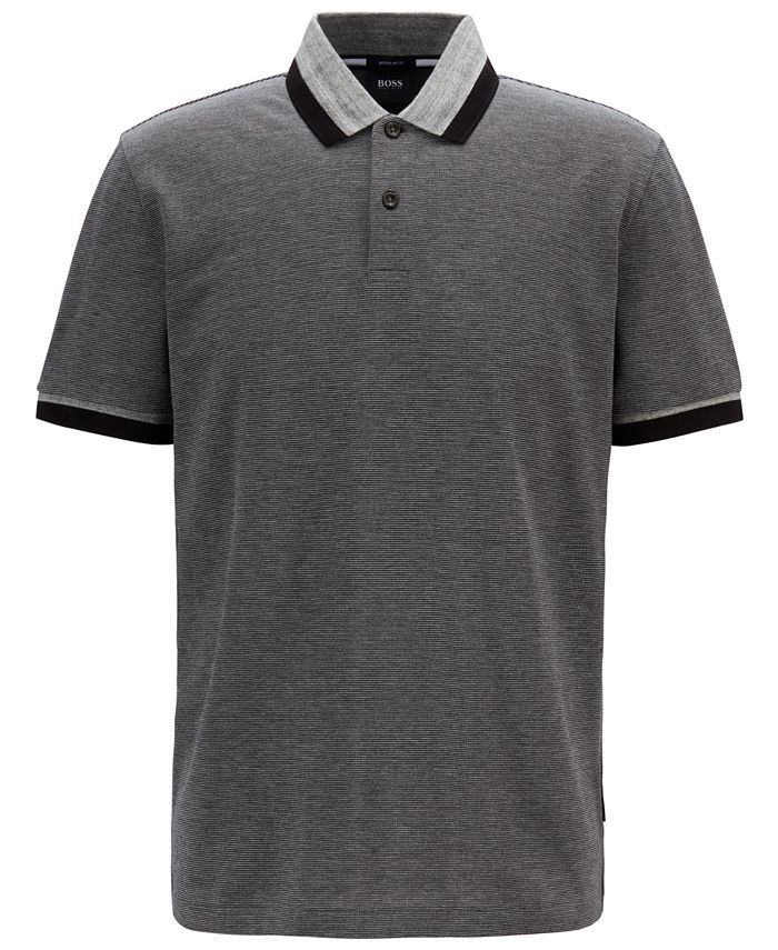 Hugo Boss BOSS Men's Parlay Regular-Fit Polo Shirt - Macy's