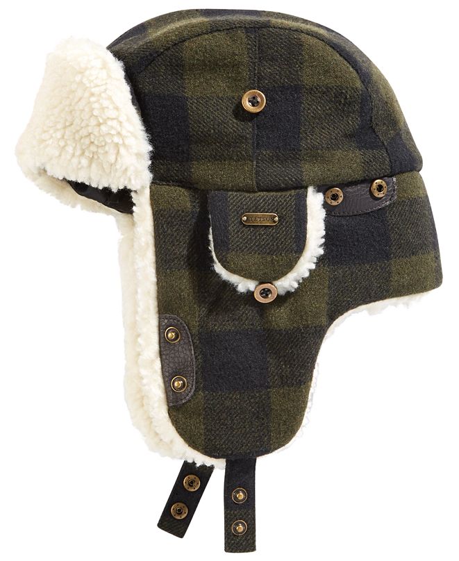 STETSON Men's Plaid Trapper Hat & Reviews Hats, Gloves & Scarves