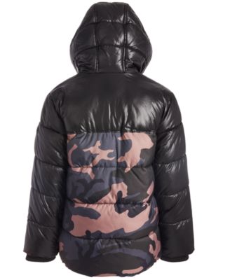 michael kors black camo jacket