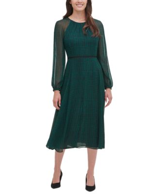 tommy hilfiger dress green