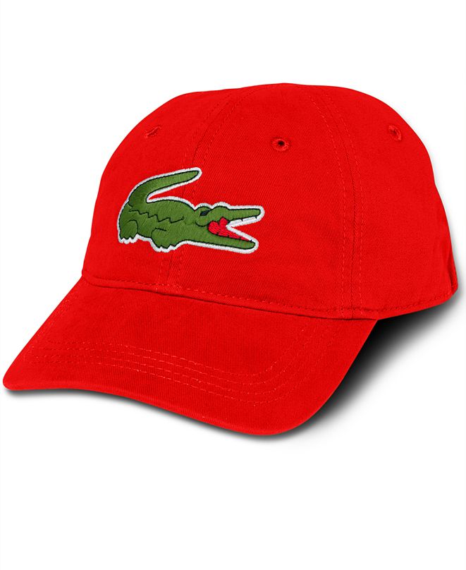 Lacoste Men's Large Croc Gabardine Cap & Reviews - Hats, Gloves ...