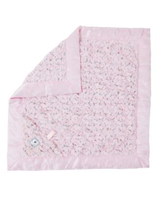 Zalamoon - Plush Luxie Pocket Blanket with Pocket and Strap Holder for Pacifier or Toy