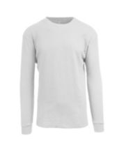 Long Sleeve Standard Fit Thermal Shirt - White