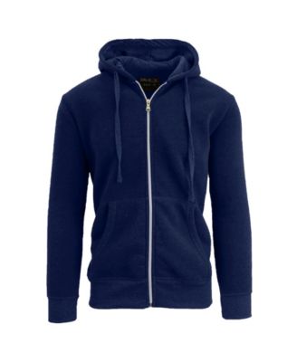 Men's Full Zip Fleece Hooded Sweatshirt