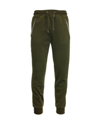 Men's Slim Fit Jogger Pants with Zipper Pockets