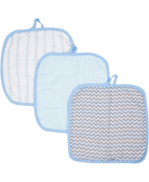 Miracle Baby Boys and Girls Muslin Washcloths - Pack of 3
