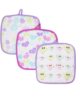 Miracle Baby Boys and Girls Muslin Washcloths - Pack of 3