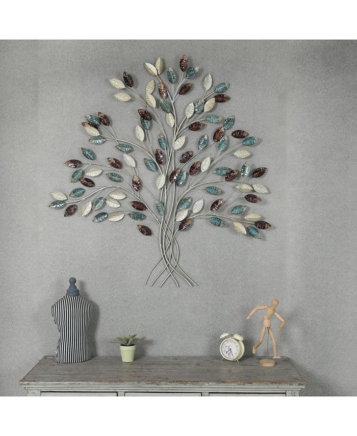 Luxen Home Metal Tree Wall Decor Macy's