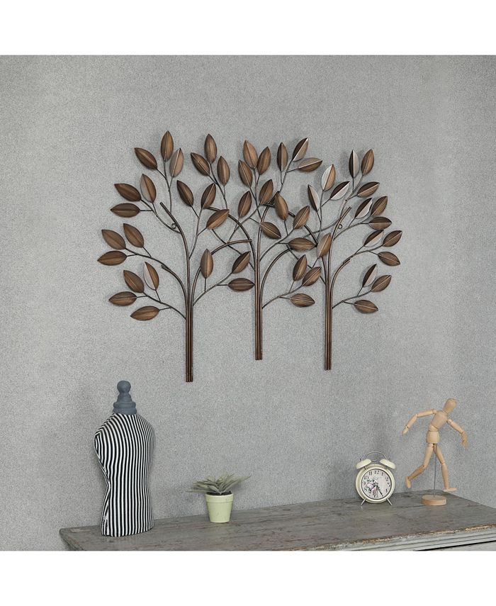 Luxen Home Metal Trees Wall Decor Macy's