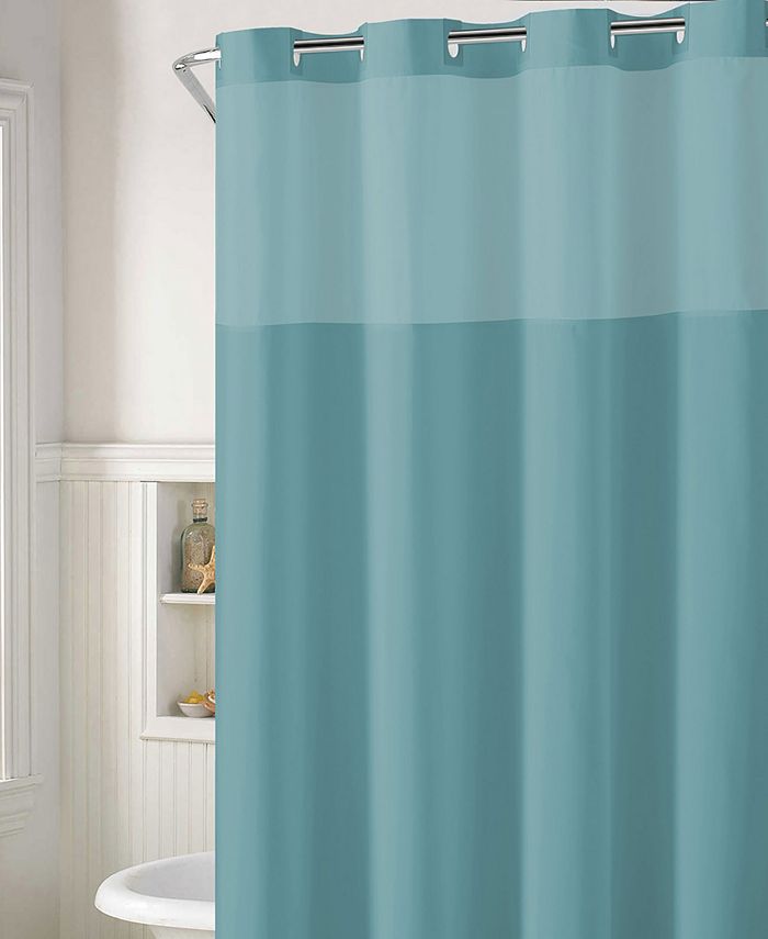 Hookless Plain Weave 55 Shower Curtain Macy's