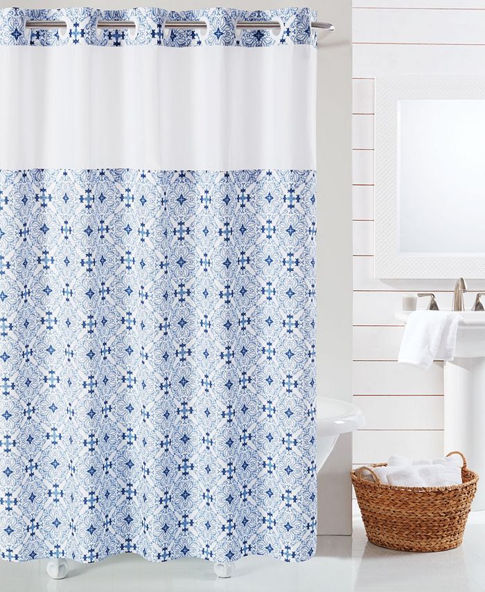 Hookless Vervain Shower Curtain Macy's