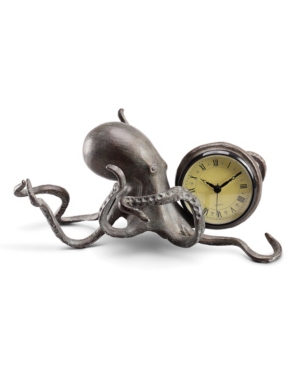 Spi Home Octopus Desk Clock In Bronze