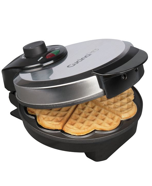 CucinaPro Classic Round Heart Waffle Maker & Reviews Small Appliances