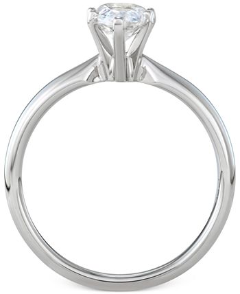 Macy's - Diamond Pear-Cut Solitaire (1 ct. t.w.) Engagement Ring