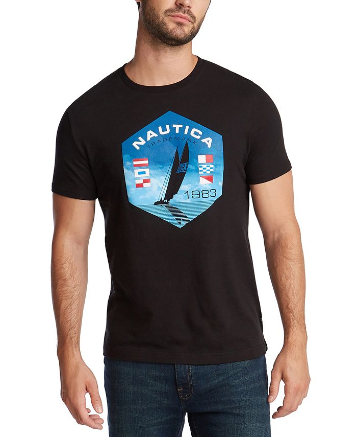 Nautica Men's Sail Logo Graphic T-Shirt & Reviews - T-Shirts - Men - Macy's