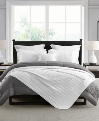 Cathay Home Inc. Enzyme Washed Crinkle Quilt Set, Full/Queen