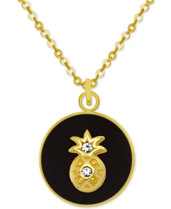 Macy's pineapple necklace outlet