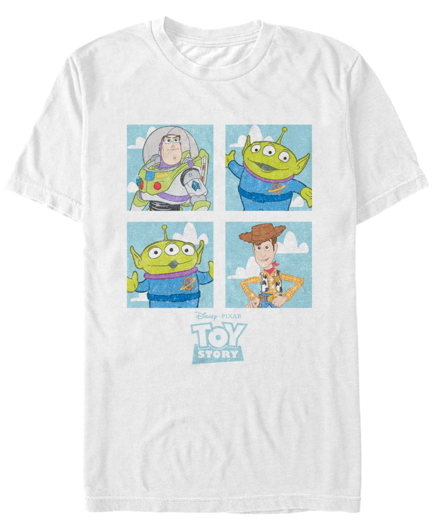 Мужская футболка Fifth Sun Disney Pixar Toy Story Character Boxes Short Sleeve, цвет: Белый — фото 1