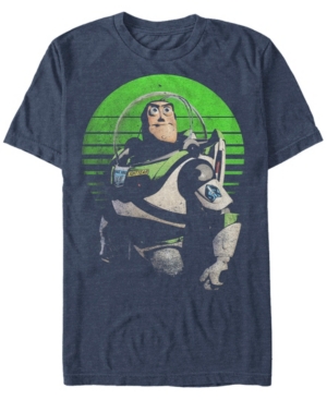 Disney Pixar Men's Toy Story Buzz Sight on Stars Short Sleeve T-Shirt