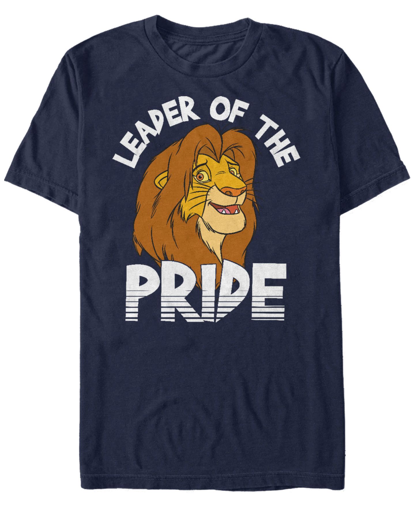 Мужская футболка Fifth Sun Disney The Lion King Simba Leader of The Pride Short Sleeve, цвет: Тёмно-синий — фото 1