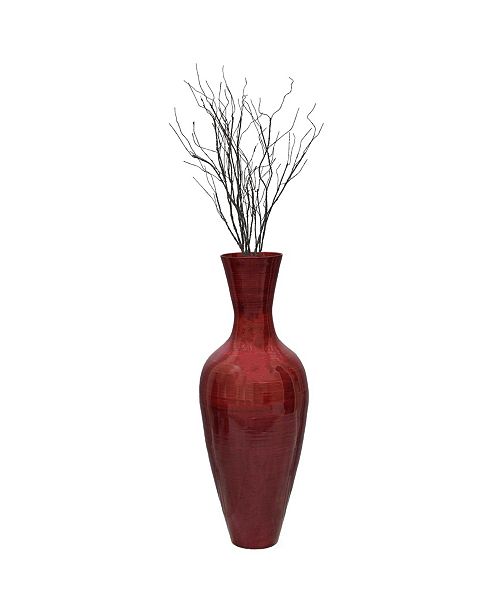 Uniquewise Bamboo Floor Vase 37 5 Tall Reviews Vases Home
