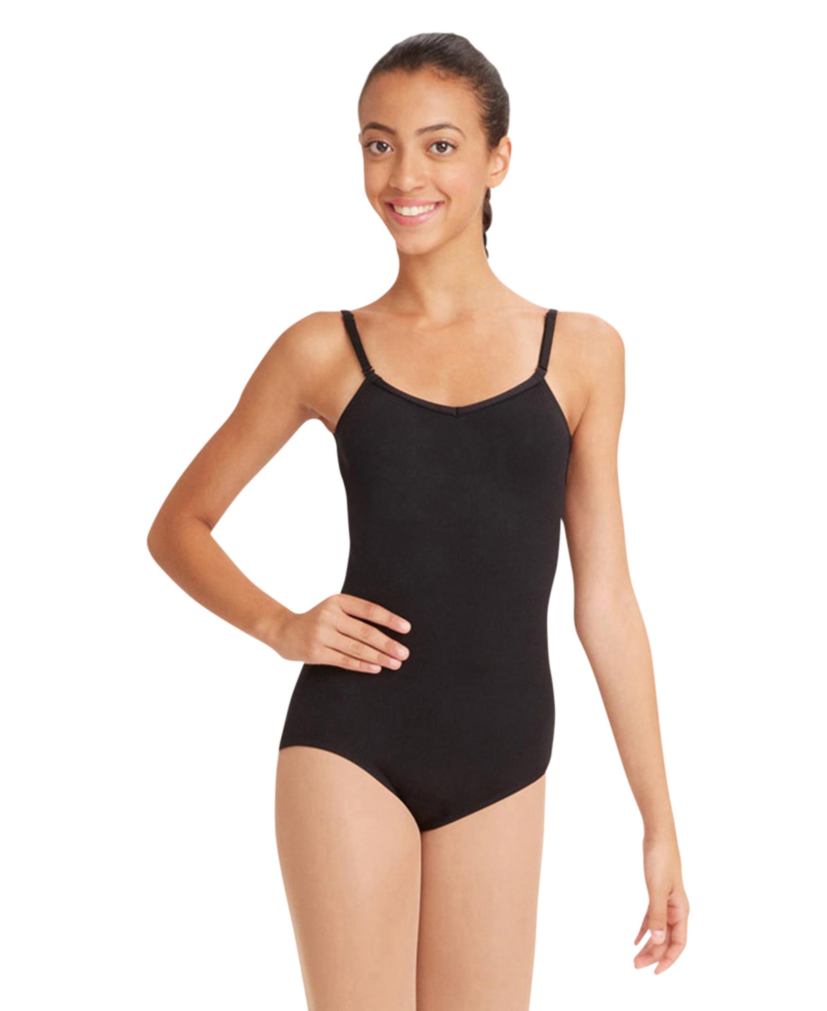 Team Basics Camisole Leotard w/ Adjustable Straps - Espresso