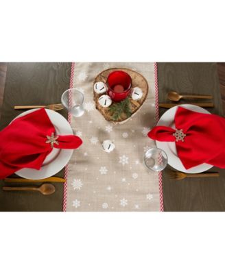 Reindeer Embroidered Table Runner