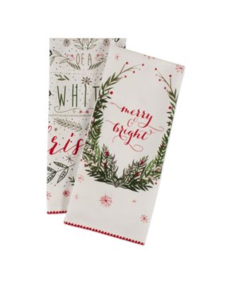 Assorted Noel Printed Dishtowel Set
