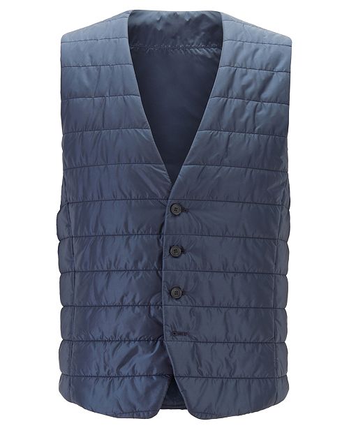 Hugo Boss Boss Men S Hiwan Slim Fit Quilted Bodywarmer Reviews