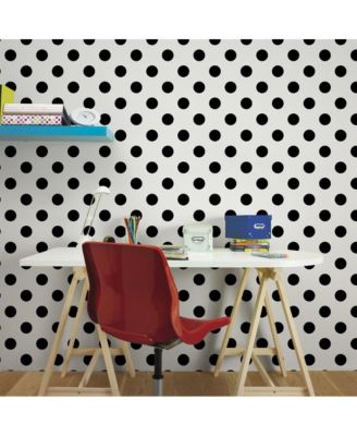 Graham & Brown - Dotty Black Wallpaper