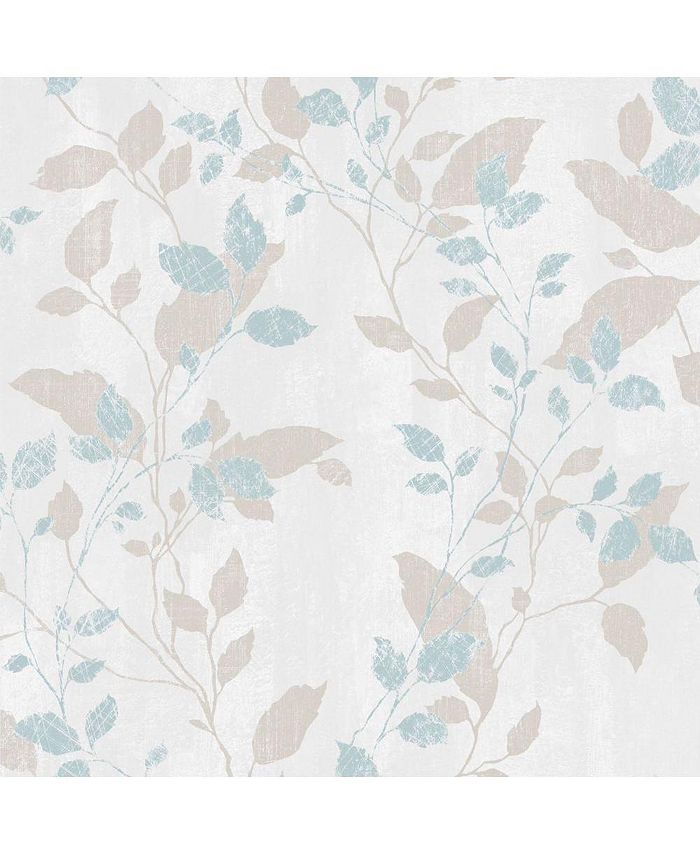 Graham & Brown Graham Brown Vermeil Leaf Duck Egg Wallpaper Macy's