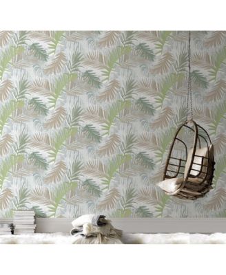 Graham & Brown - Jungle Glam Gold Green Wallpaper