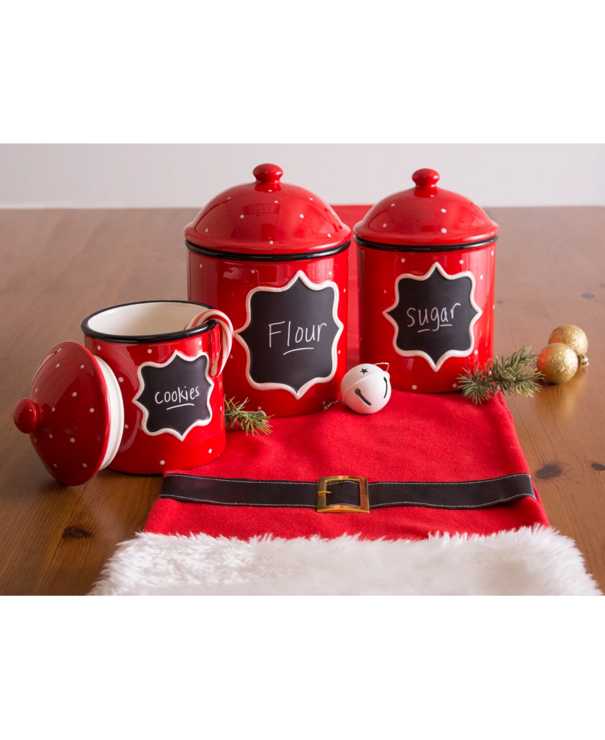 Design Imports Santa Belt Table Runner