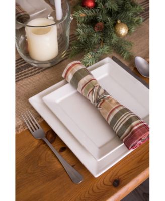 Give Thanks Plaid Napkin, Set of 6